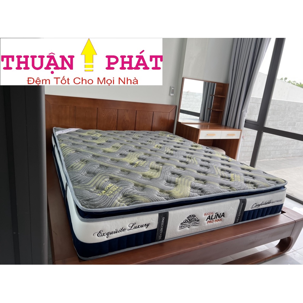 Đệm lò xo Kim Cương ALOE VERA PRO MAX - Chuẩn khách sạn 5 sao