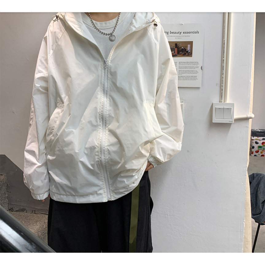 Áo khoác dù màu trơn cá tính hợp thờI trang cho nam | BigBuy360 - bigbuy360.vn