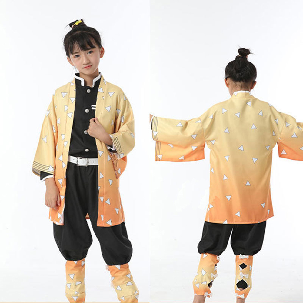 Bộ kimono hóa trang thành nhân vật trong anime Demon Slayer nhiều màu sắc tùy chọn thời trang dành cho trẻ em