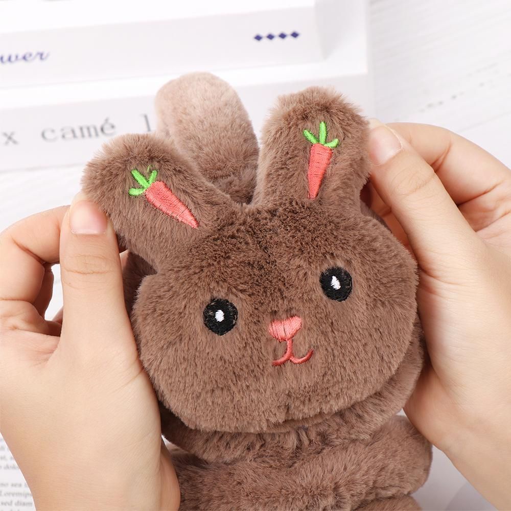 Đồ bịt tai giữ ấm hình thỏ hoạt hình mềm mại cho nam nữ