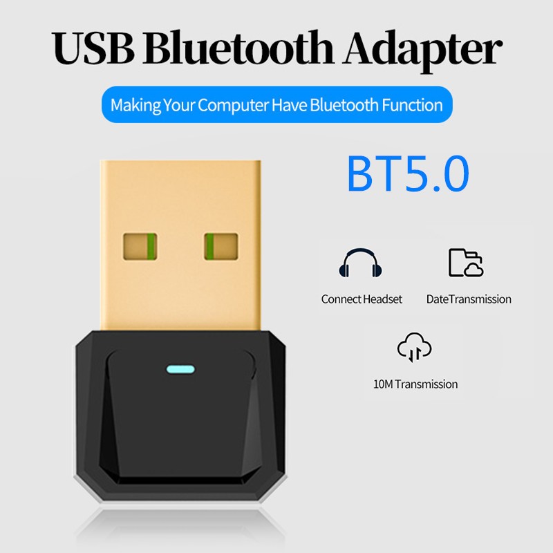 Bộ Chuyển Đổi Usb Bt 5.0 Không Dây Cho Máy Tính