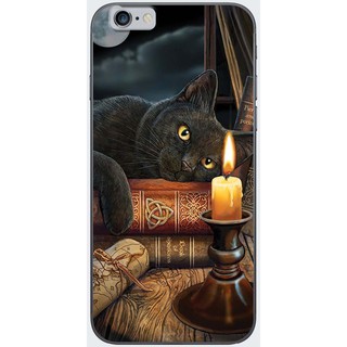 Ốp lưng iphone 6, 6 plus in hình mèo ánh nến