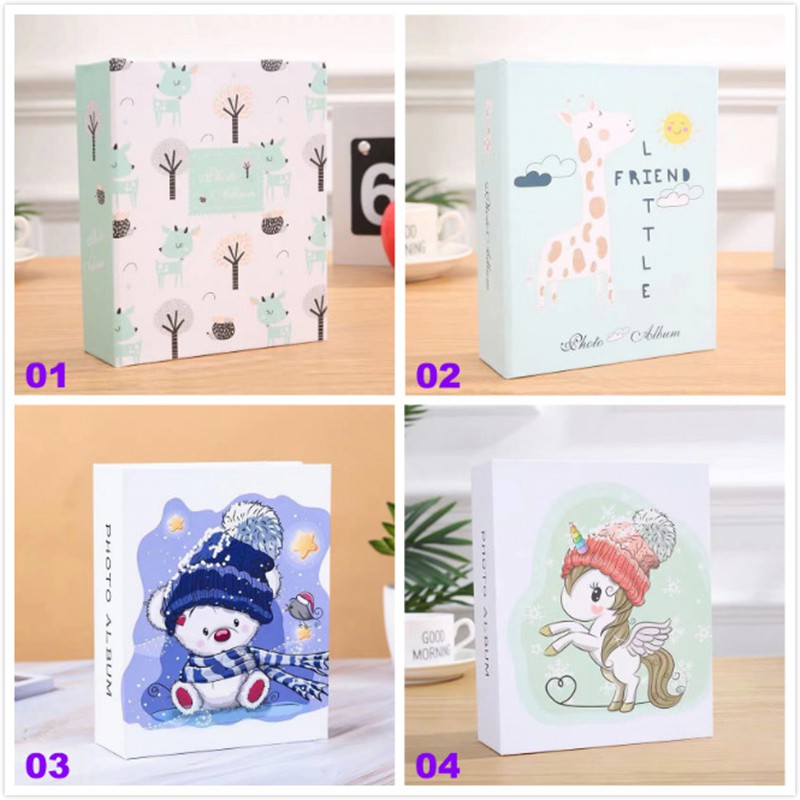 Dễ Thương Album Ảnh Gia Đình 6 Inch 100 Tấm Hình Động Vật Đáng Yêu