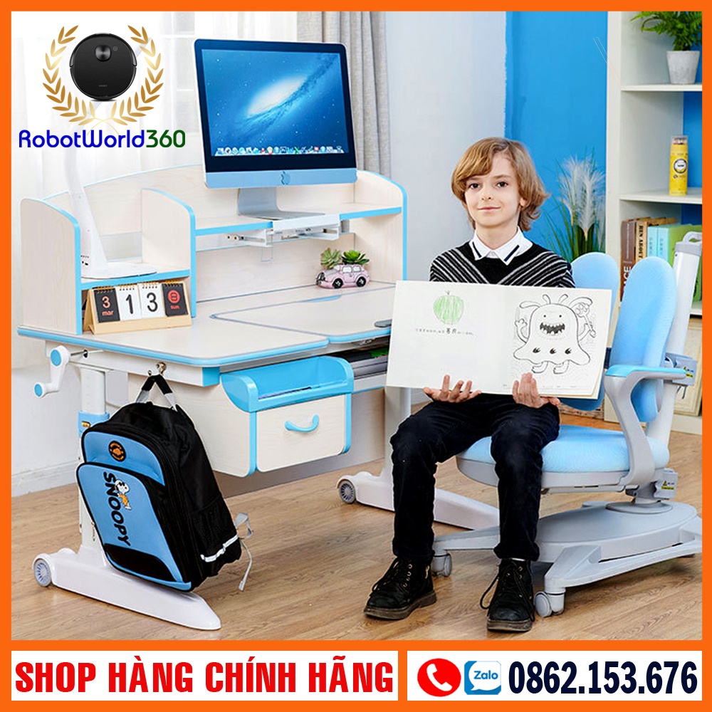 Bộ Bàn Ghế Học Sinh chống gù ,chống cận DOUSSI 518 Công nghê Đức tiêu chuẩn Châu Âu