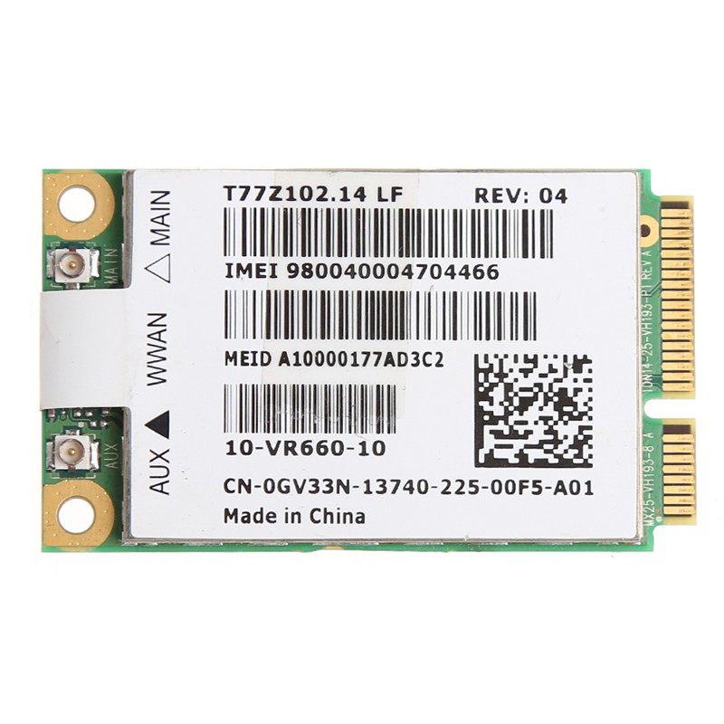 Card mạng không dây 3G WWAN gobi2000 cho Dell 5620