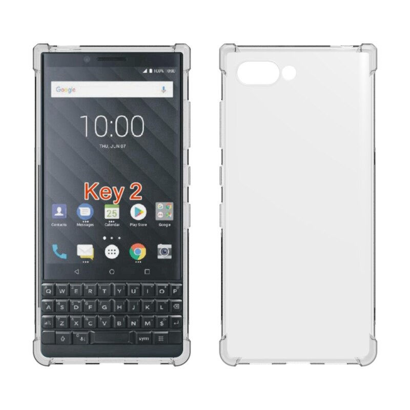 Ốp Điện Thoại Silicon Trong Suốt Cho Blackberry Motion Dtek60 Keyone Keytwo Key 2 Lite