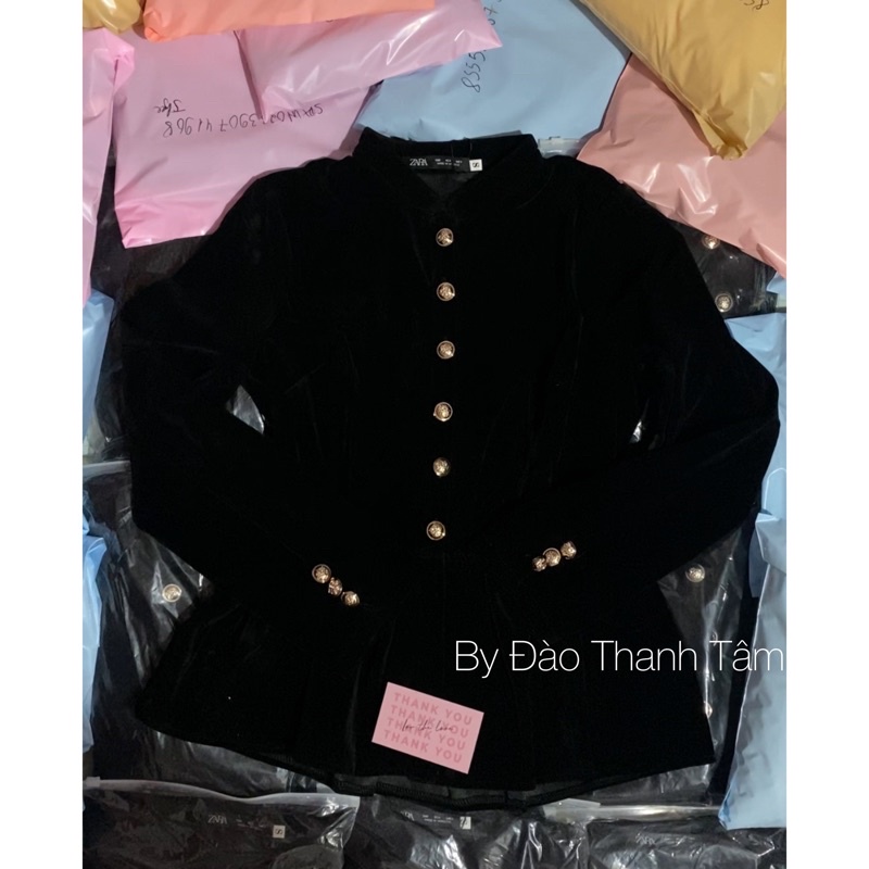 Áo nhung tiểu thư