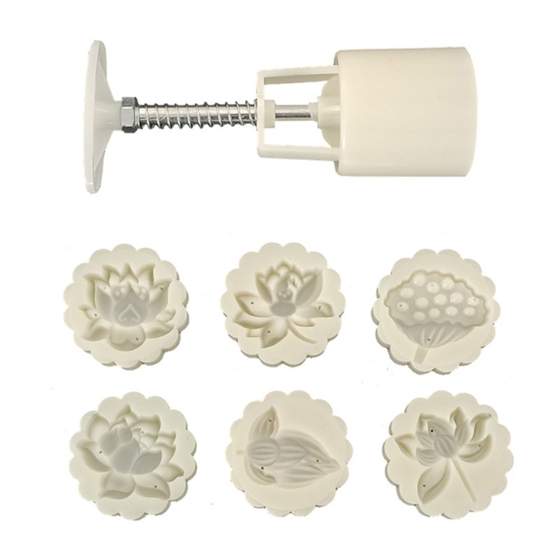 Khuôn Tạo Hình Bánh Trung Thu 50g