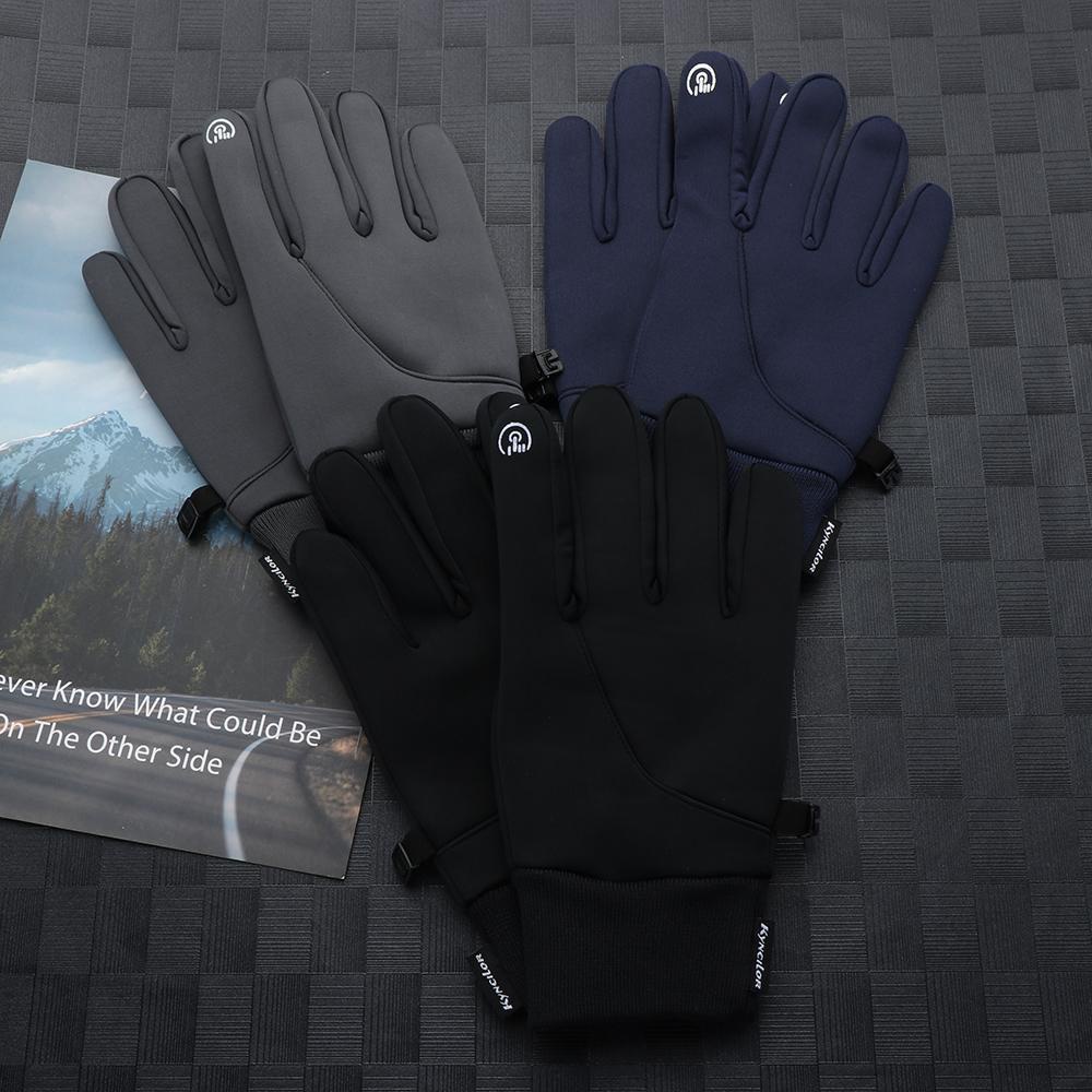 XIANTIN Găng Tay Cotton Giữ Ấm Chống Trượt Có Thể Chạm Màn Hình Cảm