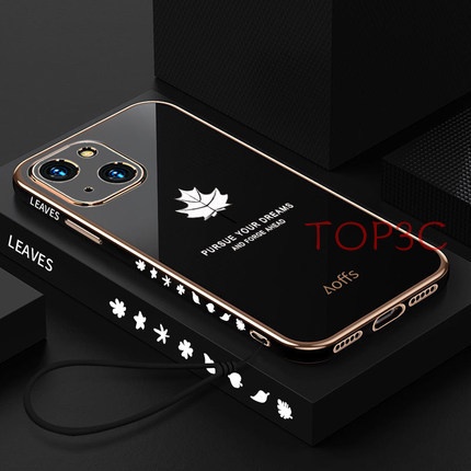 Ốp lưng iPhone 13 Ốp Điện Thoại Hình Lá Phong Cho iphone 13 pro max 12 pro max 11 pro max FY