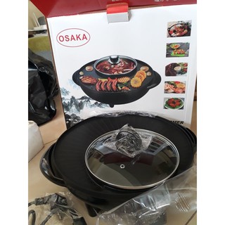Nồi lẩu nướng osaka 2 in 1
