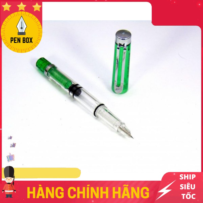 Bút Mài Thầy Ánh SH048, Bút Máy Chính Hãng, Bút Luyện Chữ Ngòi Kim Tinh Lá Tre, Thân Ống Mực To, Nét Siêu Mảnh, Penbox