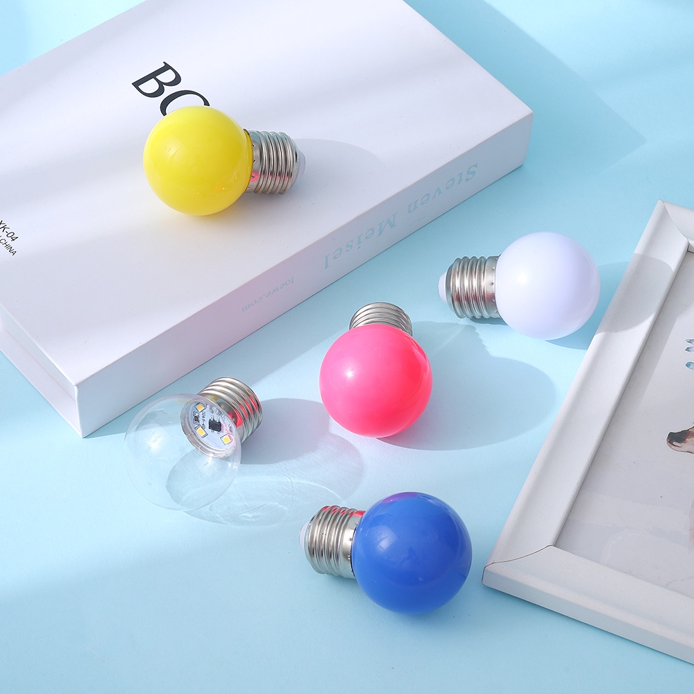 Set 10 Bong Bóng Đèn LED Nhiều Màu Sắc Trang Trí Sân Khấu Tiệc Giáng Sinh