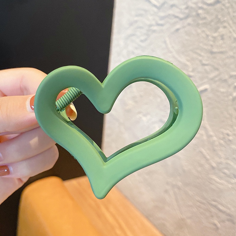 Kẹp Tóc Hình Trái Tim Nhiều Màu Sắc Phong Cách Hàn Quốc Dành Cho Nữ