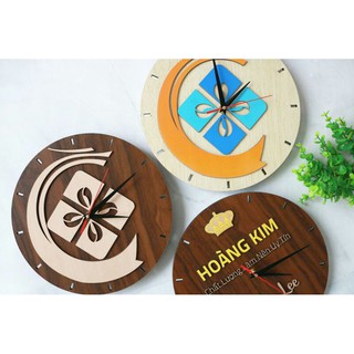 Đồng hồ gỗ treo tường để bàn.!.
