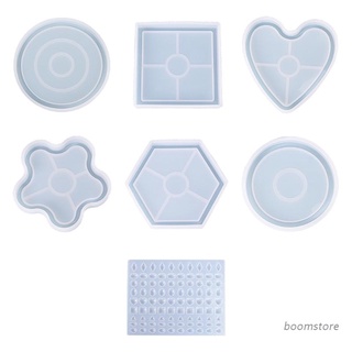 Khuôn đúc bằng silicon hình đế lót ly cho keo epoxy tiện lợi