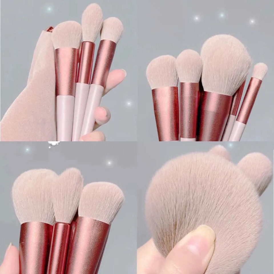 Set 13 Cọ Trang Điểm Chuyên Dụng Kèm Túi Vải