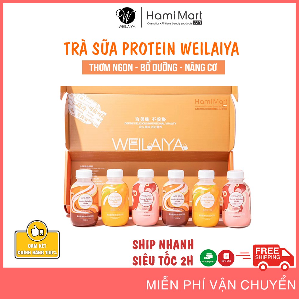 Trà Sữa Dinh Dưỡng Weilaiya Protein Nutrition Shake - Rất no mà không sợ béo