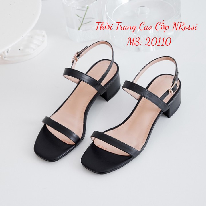 ❤FREESHIP❤ Giày sandal cao gót vuông 3 phân size lớn 40 41 42 43 44