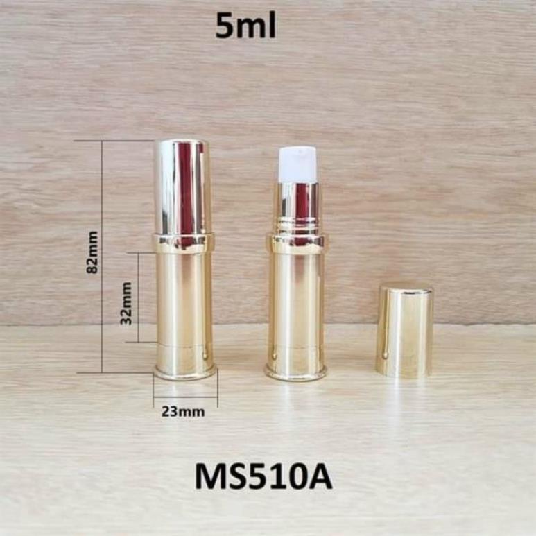 Chai Chiết Mĩ Phẩm ❤ GIÁ TẬN GỐC ❤ [5ml/15ml/20ml] Chai xịt giọt Hút chân không Thanh Lịch xi vàng/bạc chiết tinh chất