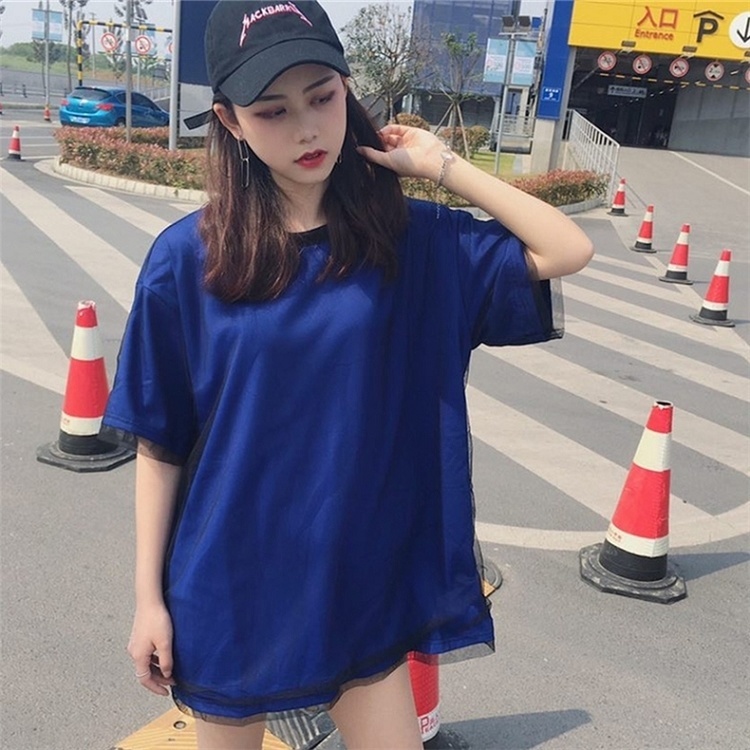 Áo Thun Tay Ngắn Dáng Rộng Plus Size Phong Cách Harajuku Hàn Quốc Thời Trang Mùa Hè Cho Nữ