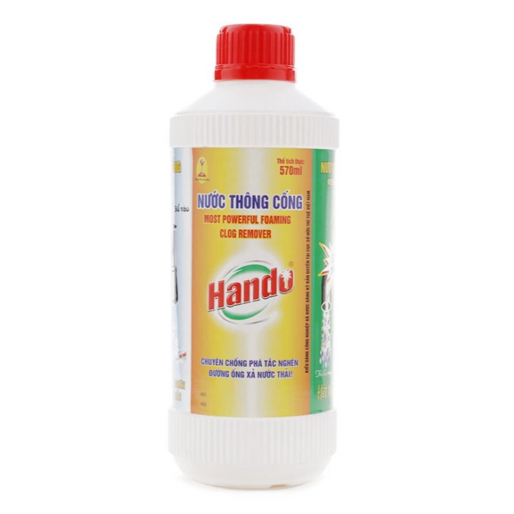 Nước thông cống Hando 570ml hàng nội địa ( Phân Phối bởi Gia Phú )