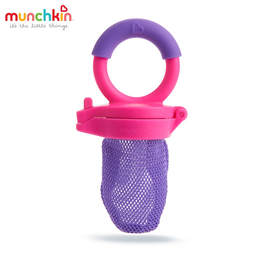 Túi Nhai Ăn Dặm Chống Hóc MunchKin Bằng Vải Không Nắp MK43101