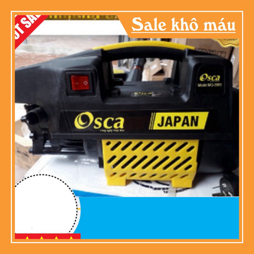 [ FREE SHIP] máy rửa xe gia đình -oska japan -giá rẻ .2500W. dây 15m .đầy đủ phụ kiện tặng thêm bình tạo bọt tuyết.