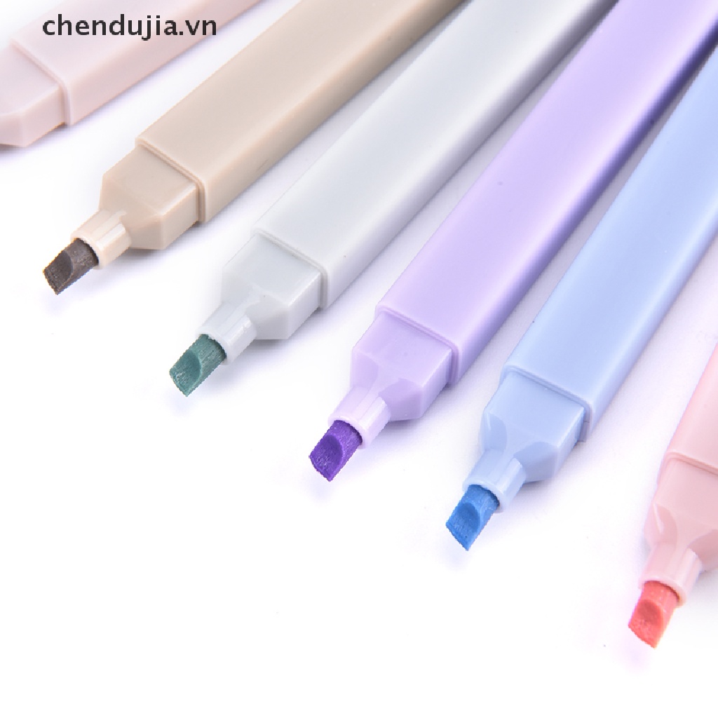 Set 6 Bút gel Đánh Dấu Hai Đầu Màu Pastel