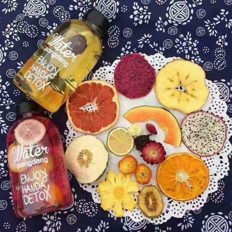 Gói nhỏ detox dùng thử bơm, táo, thơm, cam, bali Robimart giảm cân thanh lọc cơ thể