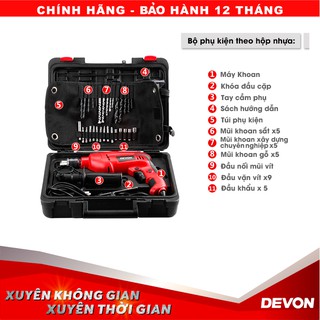 Máy khoan động lực 13mm devon 1515 600w