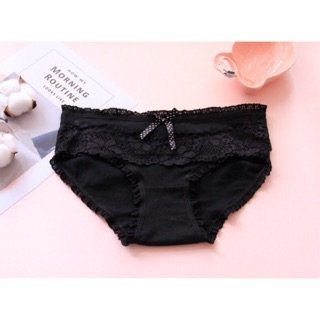 Quần lót nữ ren nơ cotton dễ thương 2802