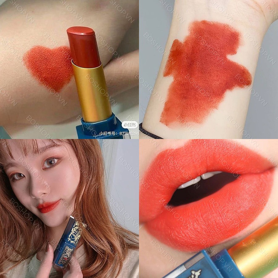 SON SHU UEMURA ROUGE UNLIMITED MATTE ORANGE PISTOL CHÍNH HÃNG - 7805