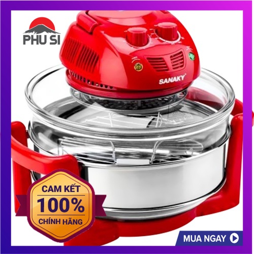 Lò nướng thủy tinh Sanaky VH-188T/D - MÀU NGẪU NHIÊN - HÀNG CHÍNH HÃNG