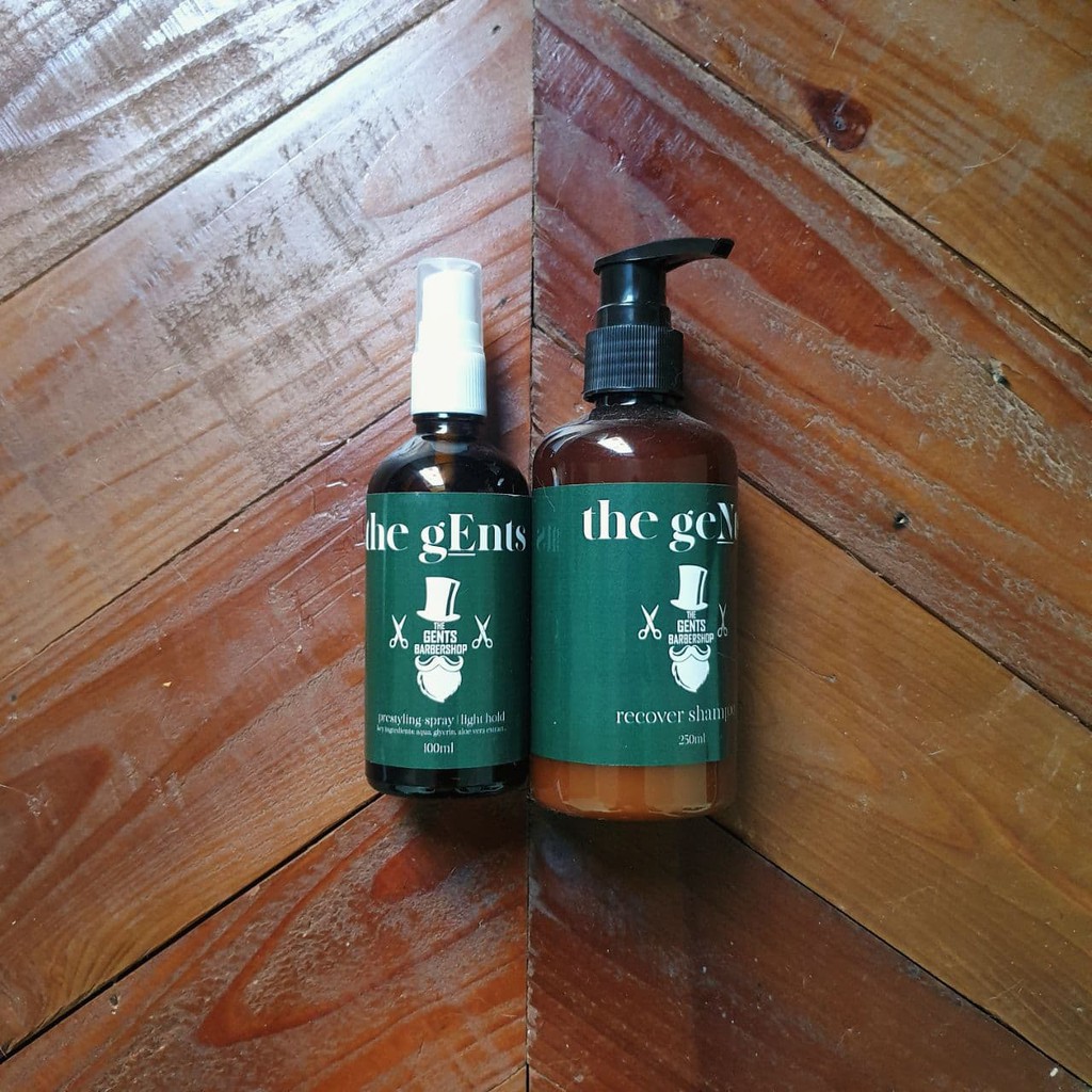 Combo Dầu Gội Dưỡng Tóc Phục Hồi "N"-The Shampoo + Xịt Dưỡng Tóc Tạo Phồng "E"- The Spray