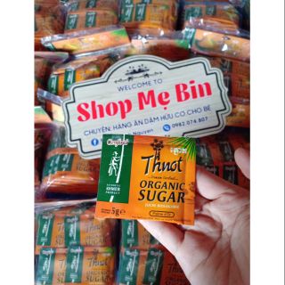Đường thốt nốt hữu cơ gói 5gr-250gr