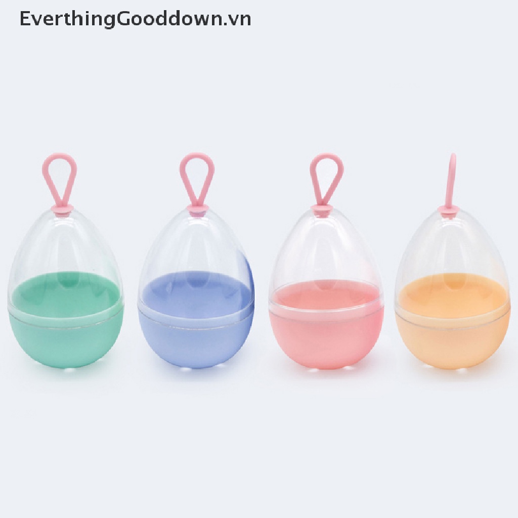Everthinggood Hộp Rỗng Trong Suốt Đựng Mút Trang Điểm Tiện Lợi