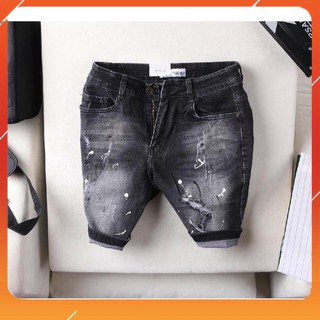 Quần short jean nam chất bò rách hàn quốc đẹp giá rẻ TCS 3333 (Ảnh thật)