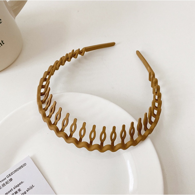 Bờm/ xược cài tóc đơn giản bằng nhựa không gây đau tóc