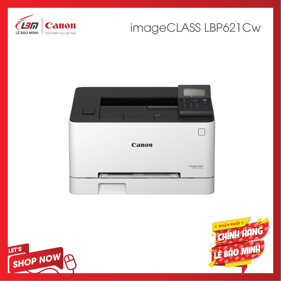 [Mã ELCL12 giảm 9% đơn 300K] Máy in laser màu Canon LBP621cw - chính hãng