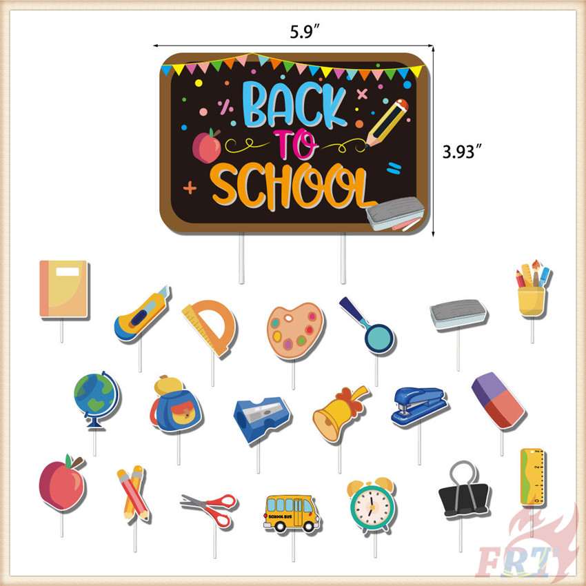 ♦ Trang Trí Tiệc - Banner &amp; Topper Bánh ♦ Phụ Kiện Chữ &quot;Happy Birthday&quot; Dán Sau Lưng Bánh Sinh Nhật Trang Trí Tiệc Sinh Nhật