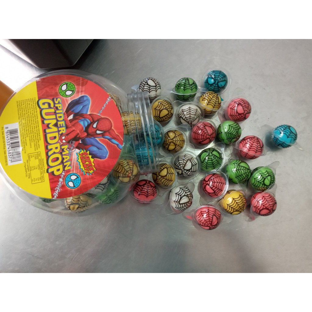 Kẹo Dẻo người nhện SPIDER MAN GUMDROP 50PCS