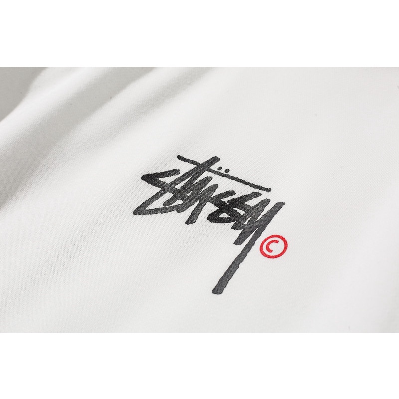 Hàng Có Sẵn Áo Hoodie Cotton In Chữ STUSSY Cổ Điển Plus Size M-XXL Dành Cho Cặp Đôi