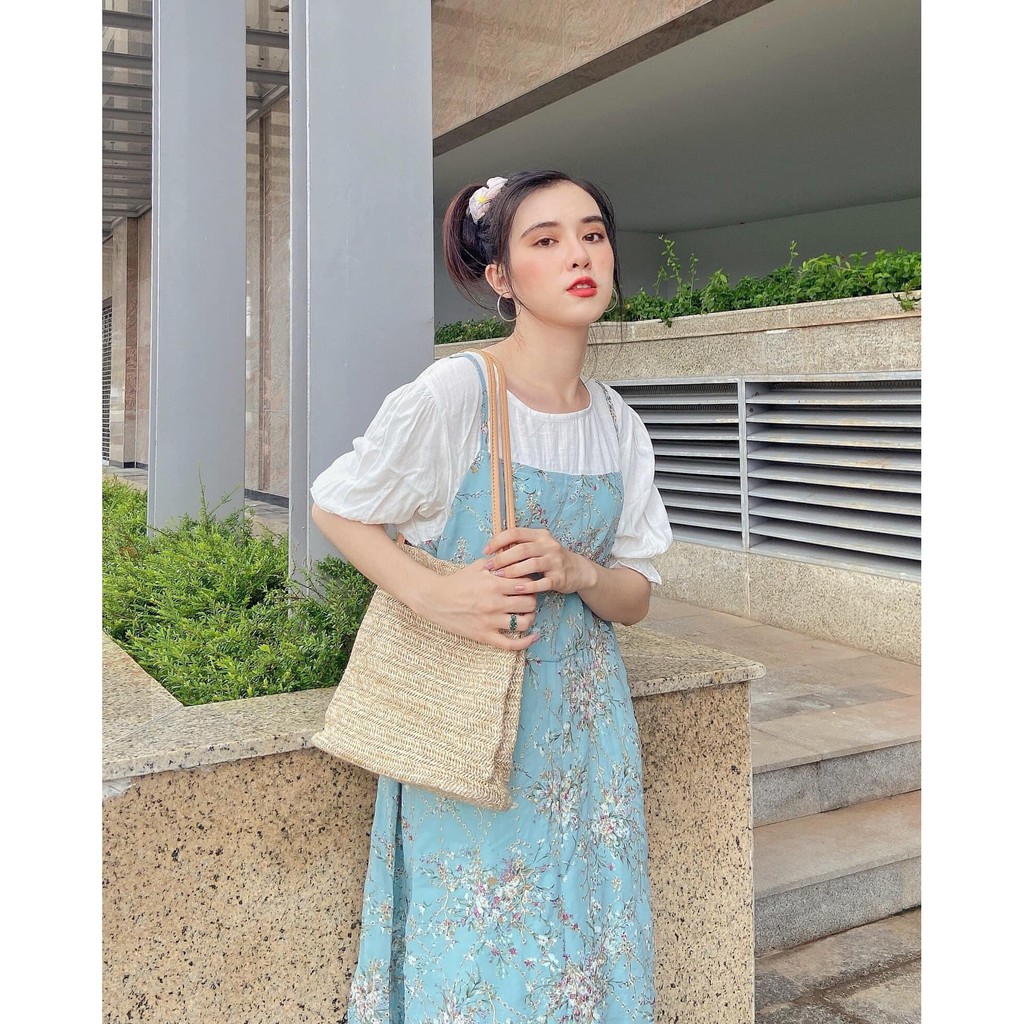 Đầm Hoa Phong Cách Hàn Quốc Xinh Xắn Cho Nữ | BigBuy360 - bigbuy360.vn