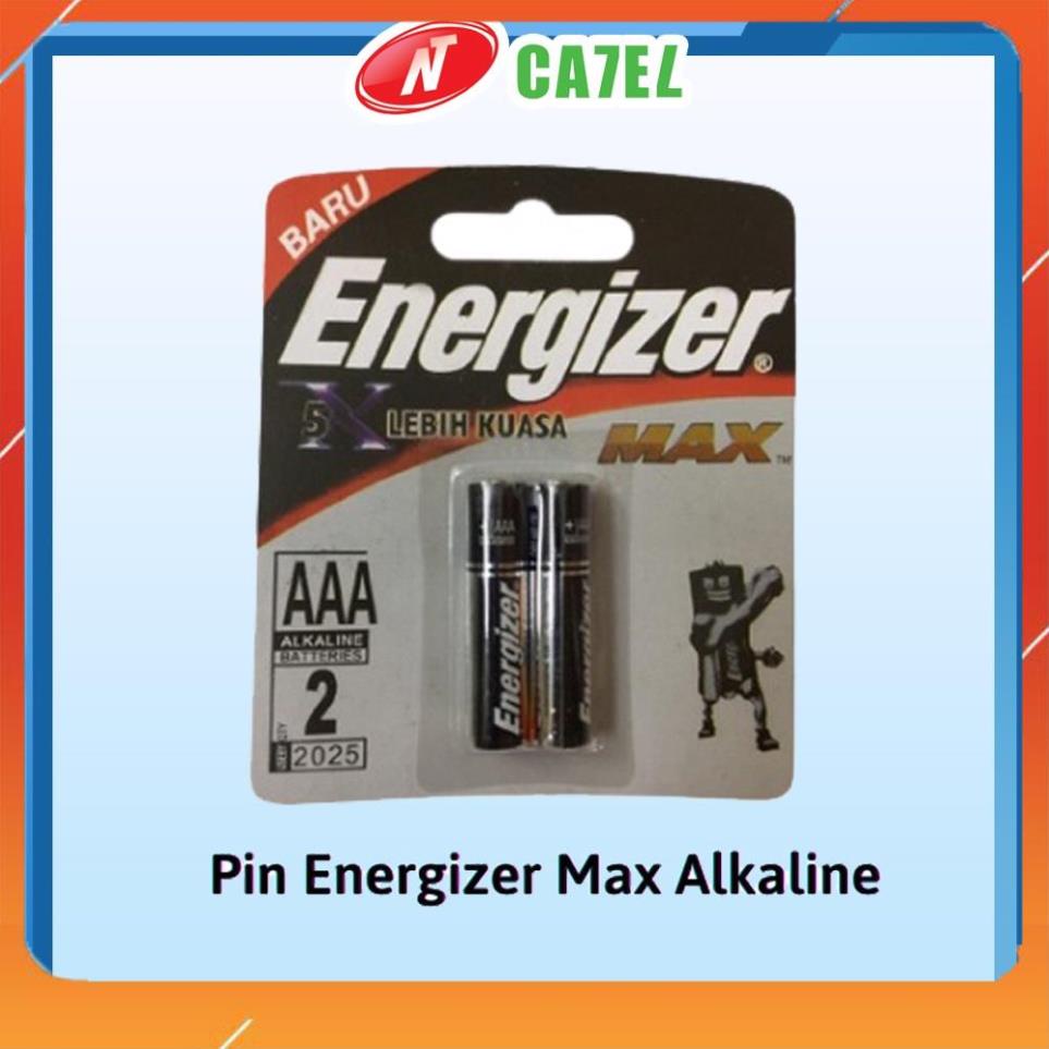 Pin AA/AAA Energizer Max Alkaline LR3 E92BP2 vỉ 2 viên NT CATEL VPP An Sinh