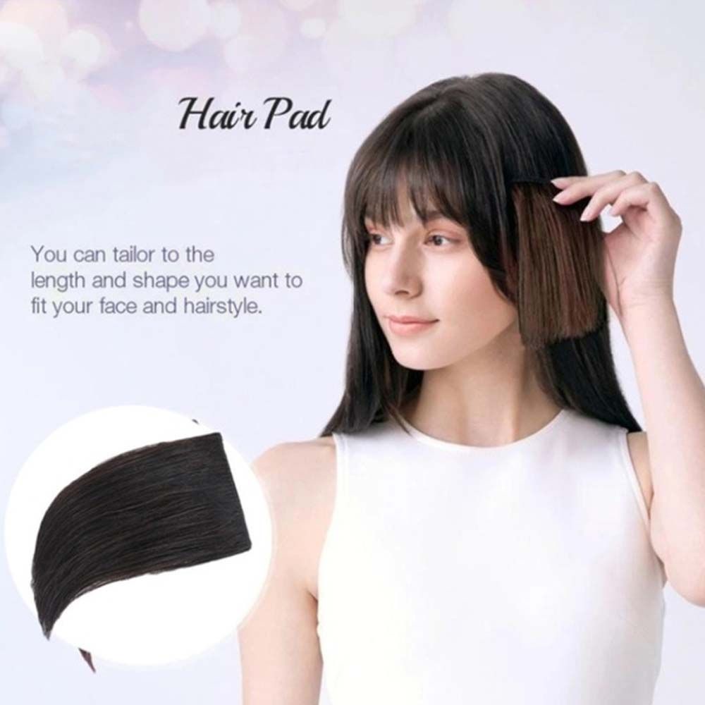 Tóc mái giả ngắn màu nâu/đen thời trang cho nữ