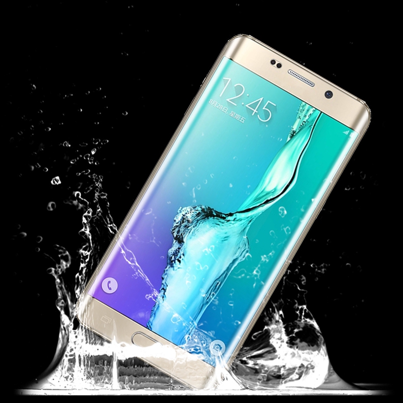 Ốp điện thoại trong suốt và kính cường lực độ cứng 9H cho Samsung Galaxy S6 Edge Plus ZJ