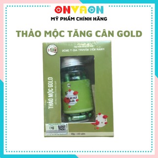 Tăng cân 3-7kg đẹp da nhanh cho người gầy an toàn từ thảo mộc đông y hiệu quả không tác dụng phụ hộp 60 viên ONVAON