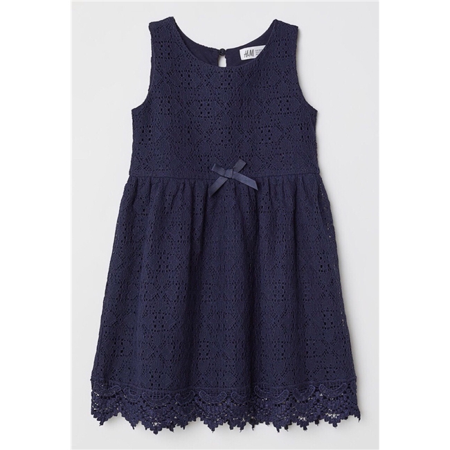 Váy bé gái ren H&M -  Xanh Navy