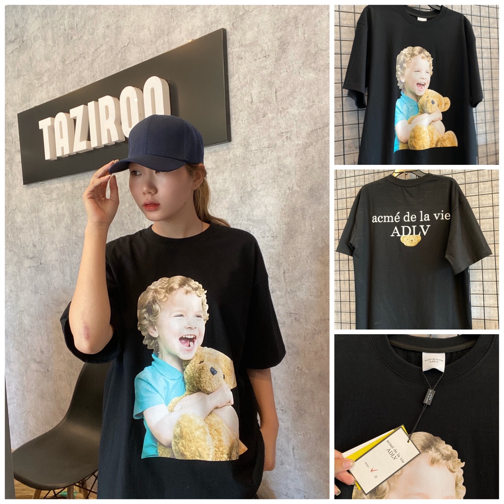 🎉{BEST QUALITY} - Áo thun Adlv babybear, ADLV TEE UNISEX